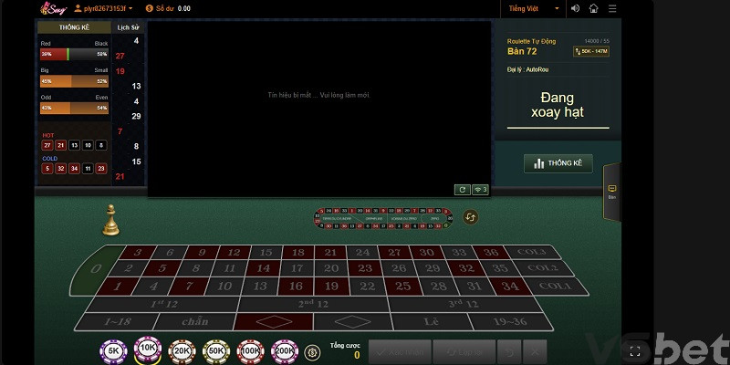Roulette hấp dẫn – Live Casino VSBet Roulette hấp dẫn - Live Casino VSBet